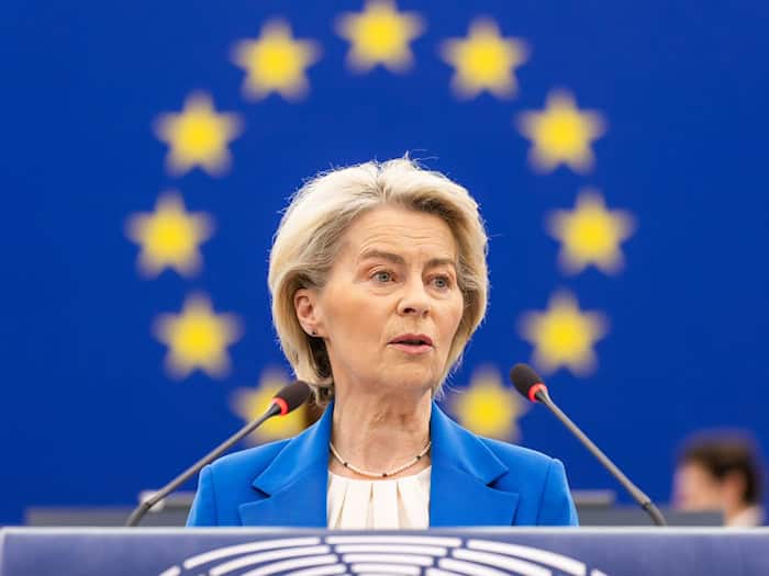 Ursula von der Leyen ist seit 2019 Präsidentin der Europäischen Kommission. (Archivbild) / Foto: Philipp von Ditfurth/dpa