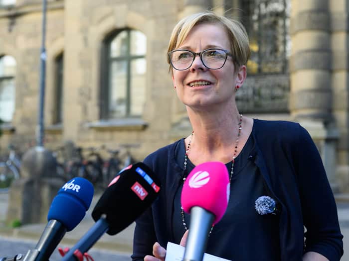 Die Kriminalität in der Region Hannover erreicht 2025 den zweitniedrigsten Stand seit zehn Jahren, sagt Gwendolin von der Osten, Polizeipräsidentin der Polizeidirektion Hannover. (Archivbild) / Foto: Julian Stratenschulte/dpa