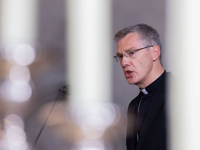 Der neue Bischof von Münster, Heiner Wilmer, hat sich in seiner ersten Ansprache an seinem neuen Wirkungsort auch zum Missbrauchsskandal in der katholischen Kirche geäußert.  / Foto: Rolf Vennenbernd/dpa