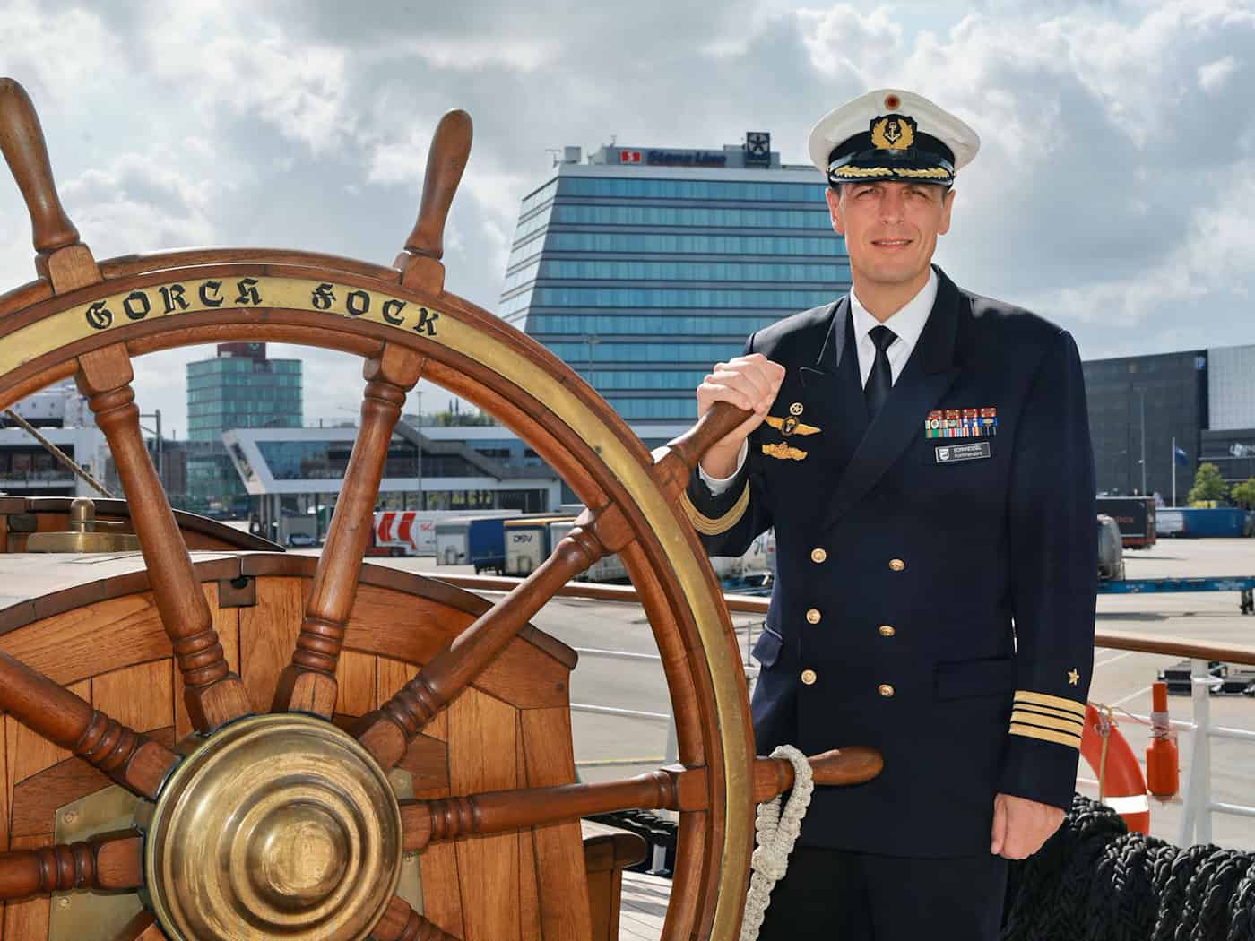 Kommandant Elmar Bornkessel will den Segelanteil der «Gorch Fock» erhöhen. (Archivbild) / Foto: Ulrich Perrey/dpa