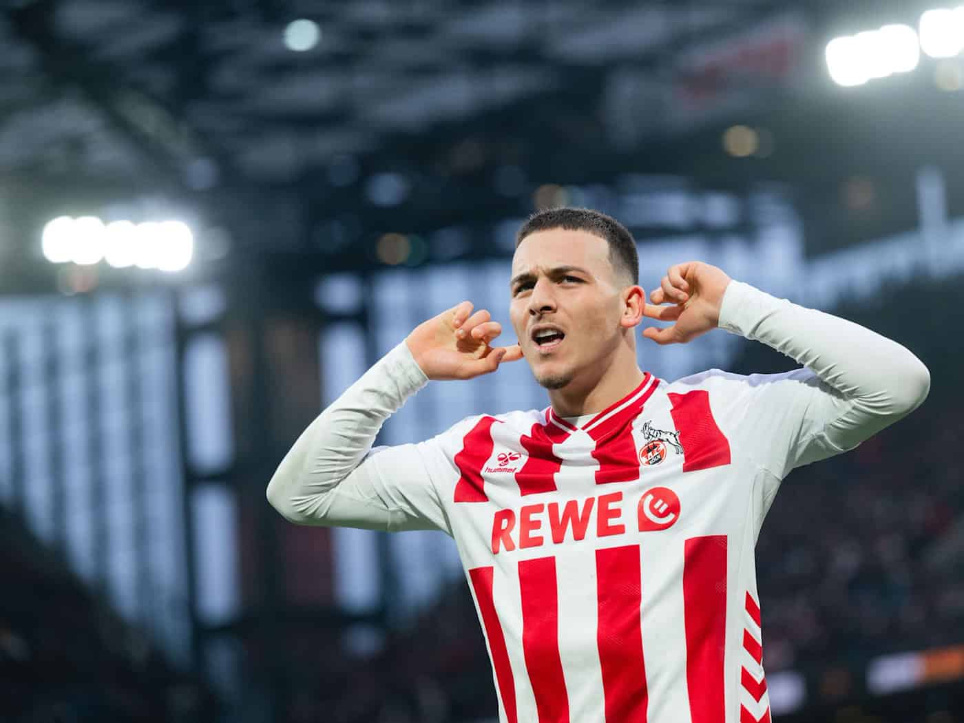  Der 1. FC Köln bangt um den Einsatz von Said El Mala. (Archivbild) / Foto: Marius Becker/dpa