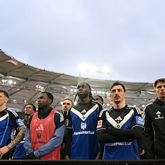Der HSV war in Stuttgart am Sonntag chancenlos. / Foto: Marijan Murat/dpa