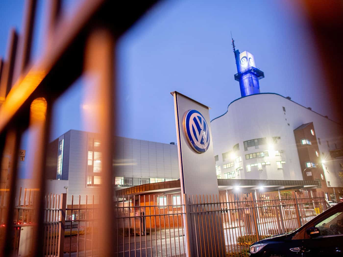 Blick auf das VW-Werk Osnabrück. / Foto: Hauke-Christian Dittrich/dpa