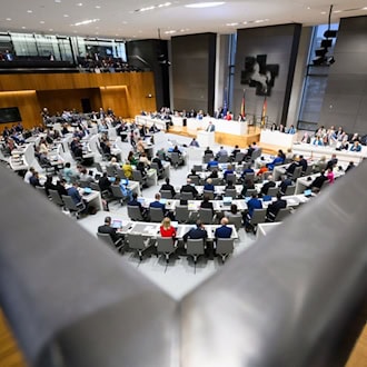 146 Abgeordnete sind derzeit in Niedersachsens Landtag vertreten. (Archivbild) / Foto: Julian Stratenschulte/dpa