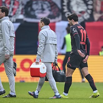 Leverkusens Martin Terrier wird in dieser Saison nicht mehr spielen können. (Archivbild)  / Foto: Harry Langer/dpa