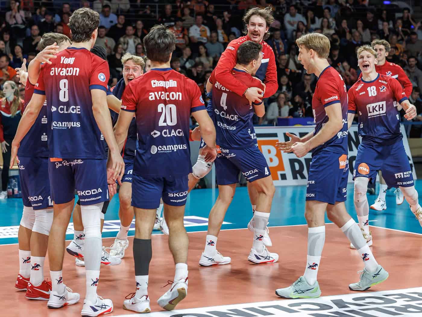 Die SVG Lüneburg steht einmal mehr im Finale des CEV-Pokals. (Archivbild) / Foto: Andreas Gora/dpa