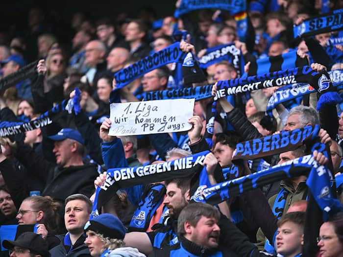 Komfortable Ausgangslage: Selbst bei einer Niederlage bleibt Paderborn Tabellenzweiter. (Archivbild) / Foto: Swen Pförtner/dpa