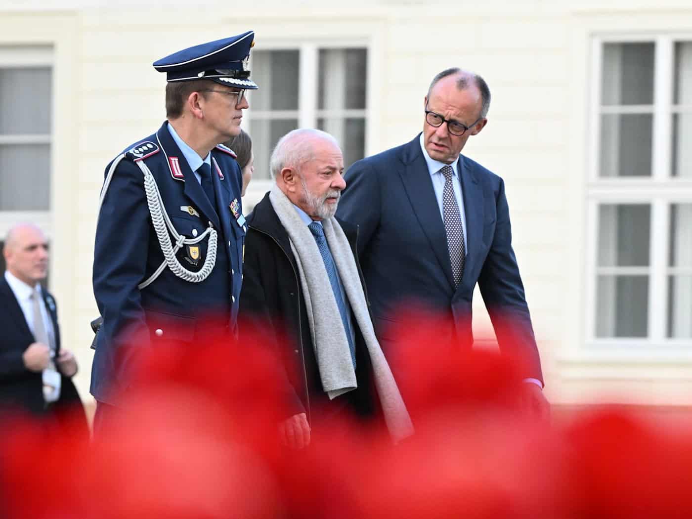 Zwei Tage lang hält sich Brasiliens Präsident in Deutschland auf. / Foto: Julian Stratenschulte/dpa