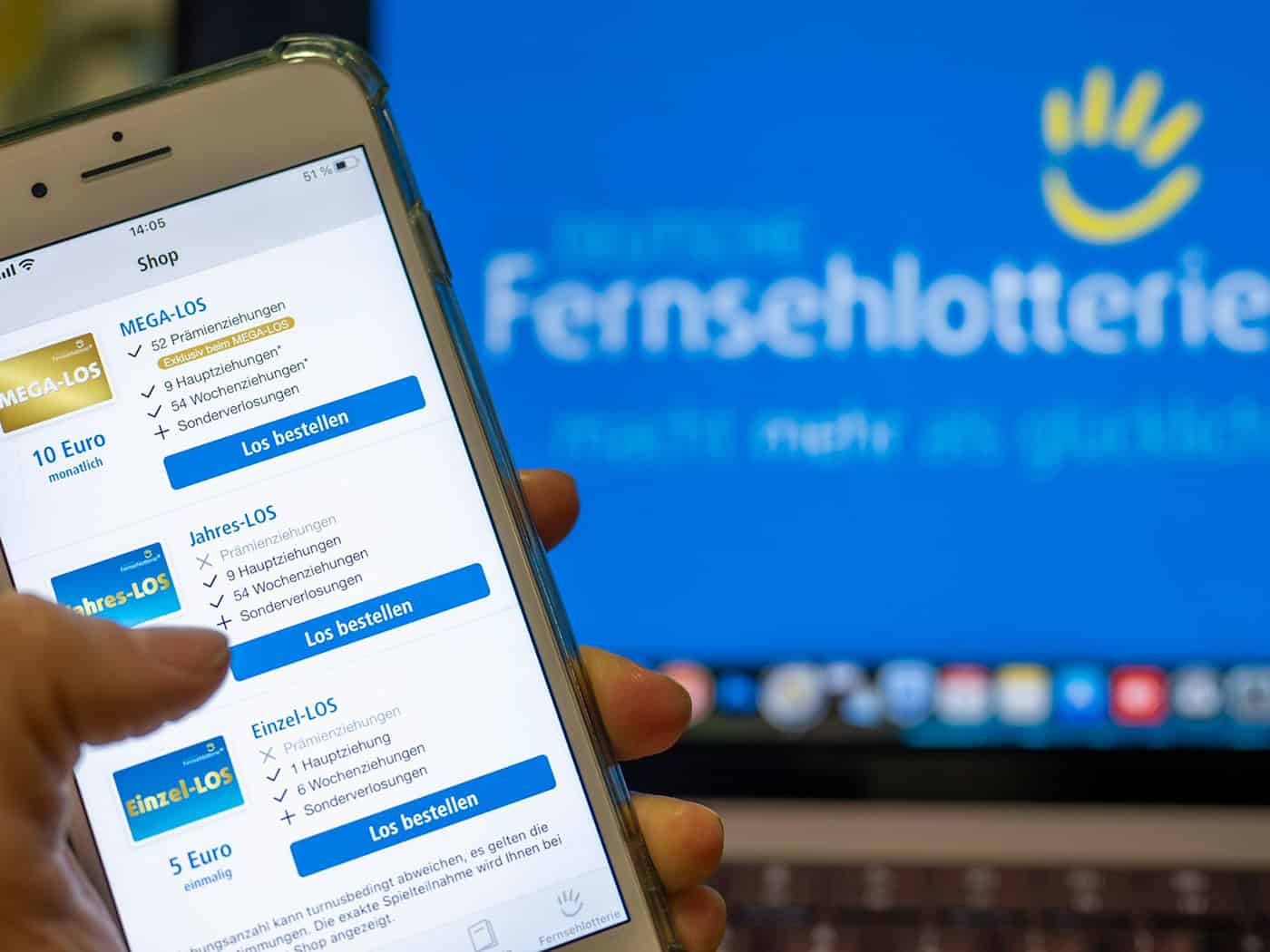 Der Hauptgewinn der Deutschen Fernsehlotterie geht nach Niedersachsen. (Symbolbild) / Foto: Monika Skolimowska/dpa