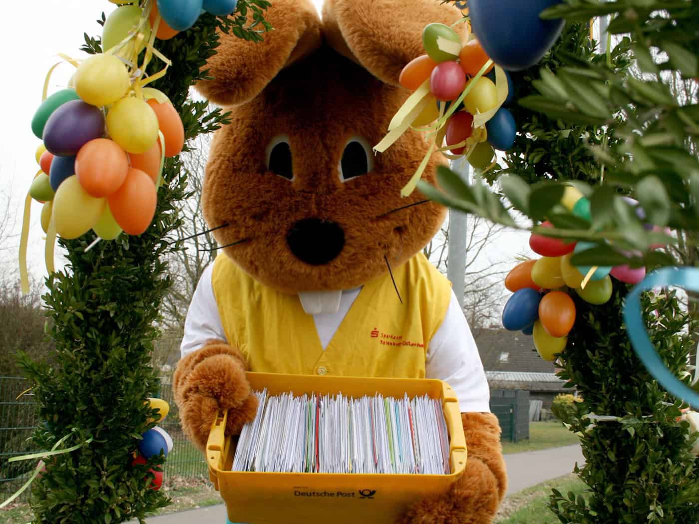 Mehr als 50.000 Briefe haben den Osterhasen dieses Jahr erreicht. (Archivbild) / Foto: Kai Moorschlatt/dpa