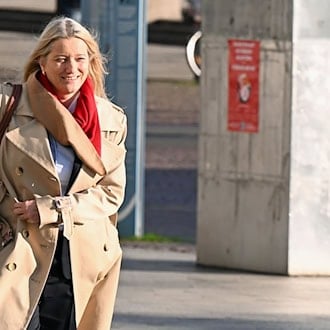 Justizministerin Kathrin Wahlmann, hier bei einem Termin in Leipzig, war zuletzt viel im Ausland unterwegs. (Archivbild) / Foto: Jennifer Brückner/dpa