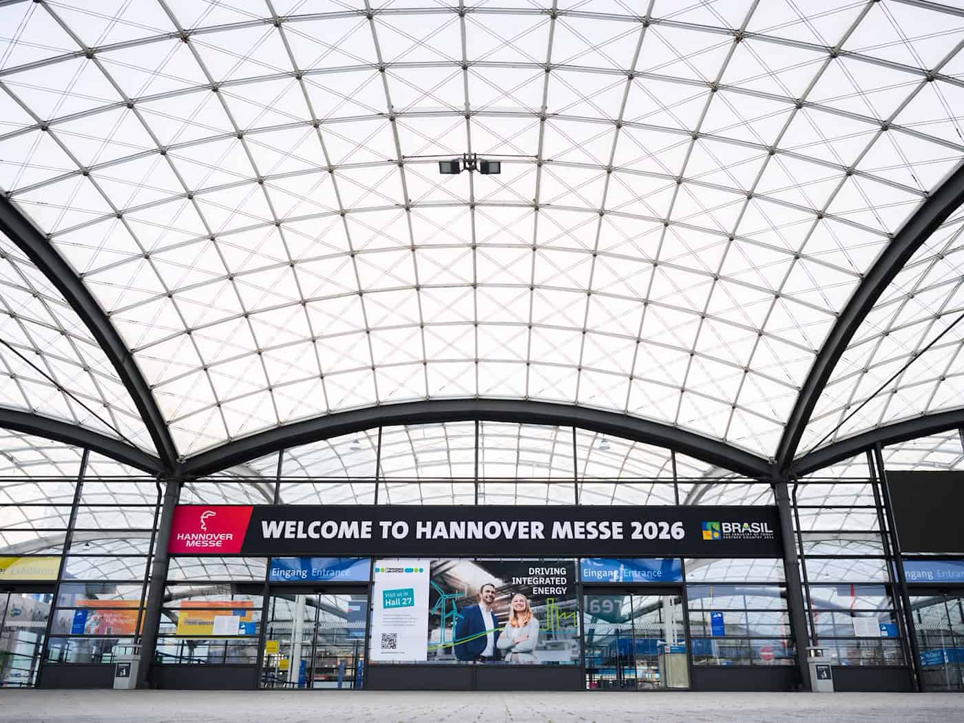 Ein ungewöhnlich starker Geruch ist in einer wichtigen Halle der Hannover Messe wahrnehmbar. (Archivbild) / Foto: Julian Stratenschulte/dpa