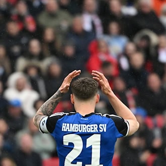 Hamburger Frust: Nicolai Remberg bei der Niederlage in Stuttgart. / Foto: Marijan Murat/dpa
