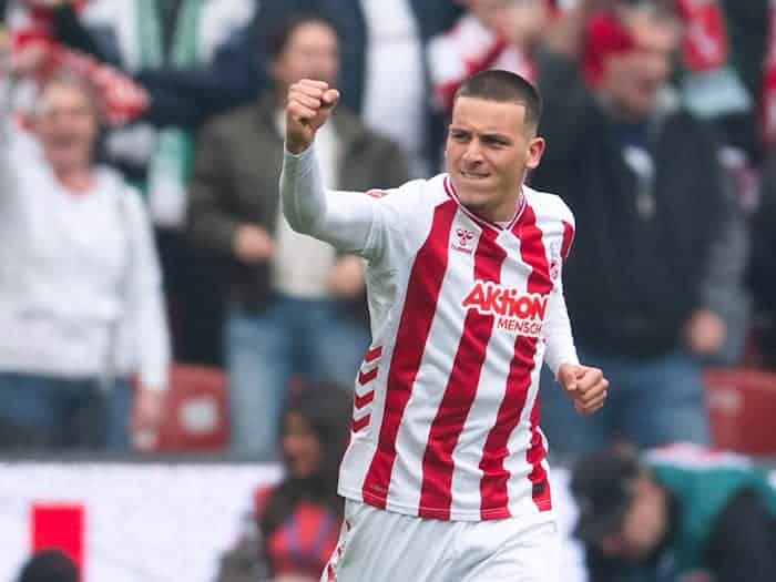 Said El Mala ließ die FC-Fans früh jubeln. / Foto: Marius Becker/dpa