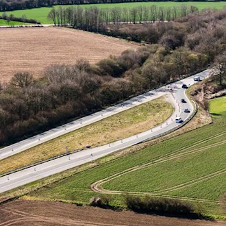 Ende Mai erfolgt der Spatenstich für den Weiterbau der A20 bei Bad Segeberg. (Archivbild) / Foto: Frank Molter/dpa
