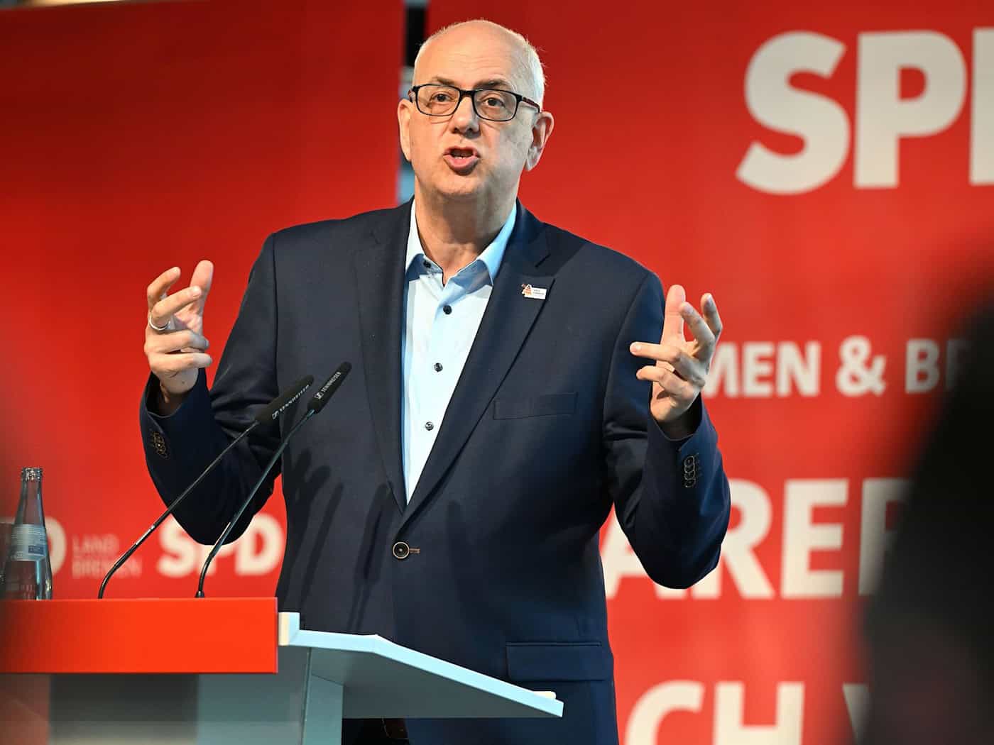 Bremens Regierungschef hat an die Verantwortung der SPD appelliert, der Bundesregierung zum Erfolg zu verhelfen.  / Foto: Carmen Jaspersen/dpa
