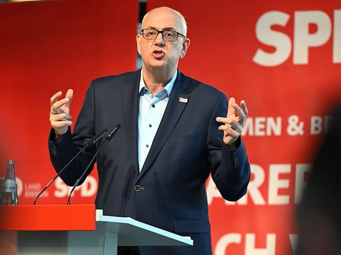 Bremens Regierungschef hat an die Verantwortung der SPD appelliert, der Bundesregierung zum Erfolg zu verhelfen.  / Foto: Carmen Jaspersen/dpa