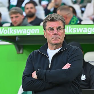 Trainer Dieter Hecking vom VfL Wolfsburg. / Foto: Swen Pförtner/dpa