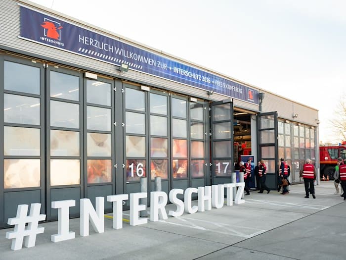  Startschuss für die INTERSCHUTZ 2026: Pressekontakt am Flughafen Hannover. / Foto: Deutsche Messe