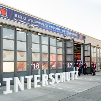  Startschuss für die INTERSCHUTZ 2026: Pressekontakt am Flughafen Hannover. / Foto: Deutsche Messe