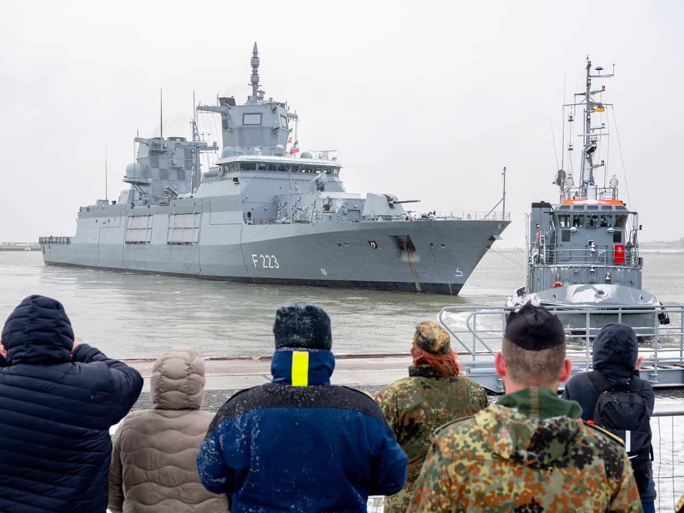 Im Februar lief die Fregatte Nordrhein-Westfalen von Wilhelmshaven zum Unifil-Einsatz aus. / Foto: Hauke-Christian Dittrich/dpa