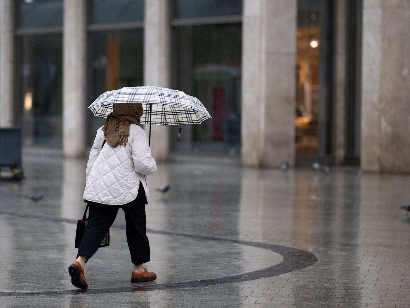 In Niedersachsen regnet es in diesem Mai mehr als üblich. / Foto: Julian Stratenschulte/dpa