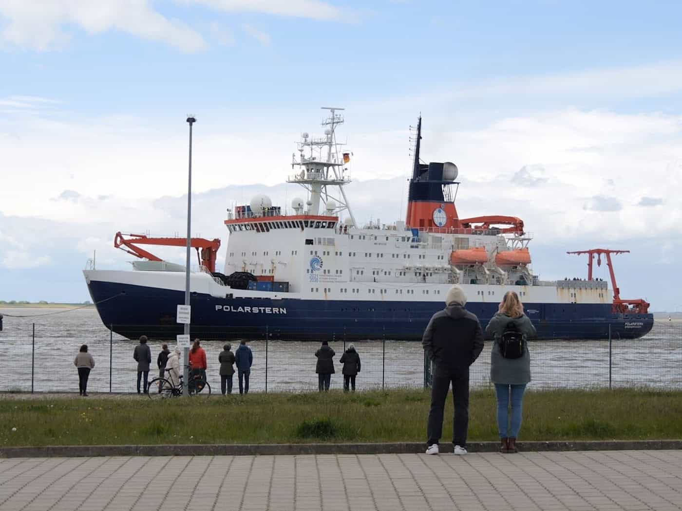 Die «Polarstern» ist wieder in ihrem Heimathafen Bremerhaven. / Foto: Jörn Hüneke/dpa