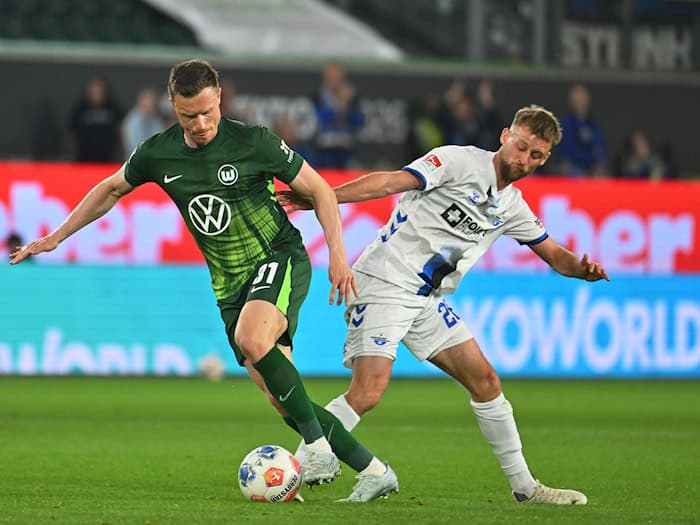 Wolfsburg oder Paderborn: Wer spielt nächste Saison Bundesliga? (Archivbild) / Foto: Swen Pförtner/dpa