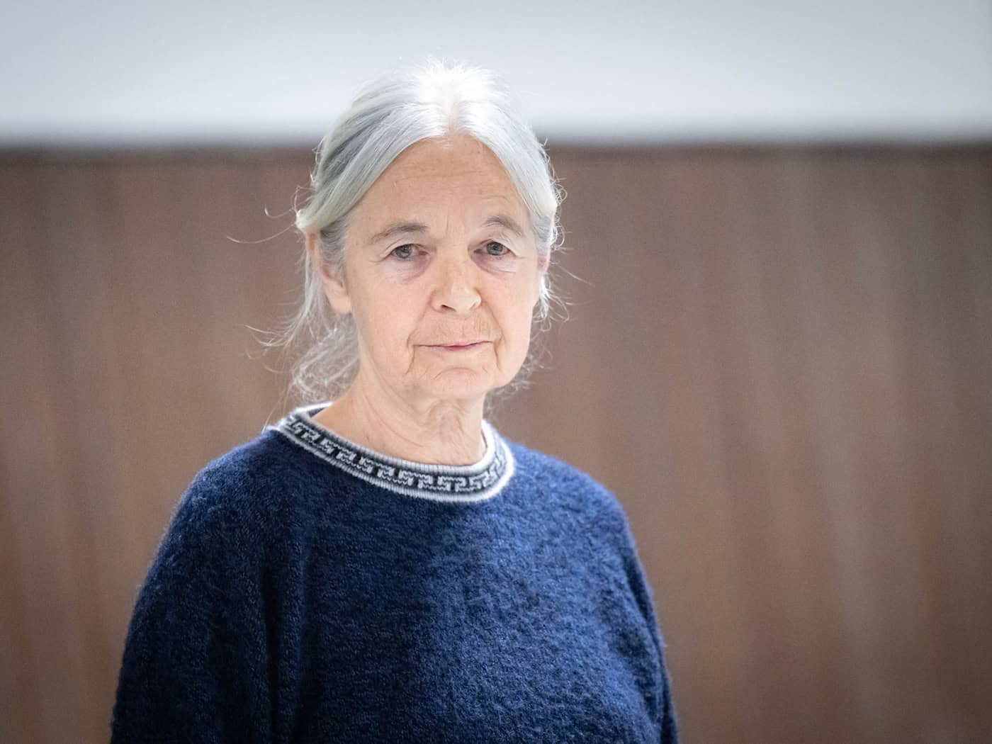 Die angeklagte Daniela Klette will vor dem Landgericht Verden eine eigene Verteidigungsrede halten. (Archivbild) / Foto: Sina Schuldt/dpa