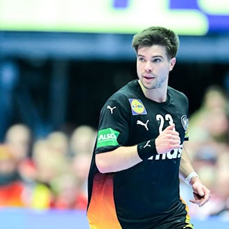 Nationalspieler Renars Uscins wird die TSV Hannover-Burgdorf nach der nächsten Saison verlassen. (Archivbild) / Foto: Sina Schuldt/dpa