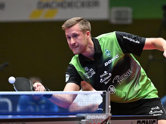 Tischtennis-Profi Mattias Karlsson von Werder Bremen. / Foto: Carmen Jaspersen/dpa