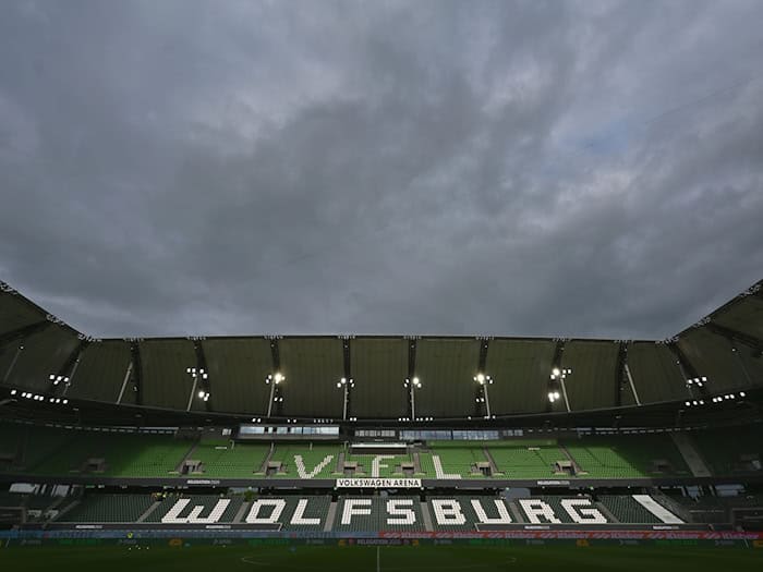 Das Stadion des VfL Wolfsburg. / Foto: Swen Pförtner/dpa