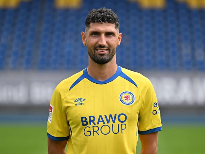 Abschied von Eintracht Braunschweig: Fabio Kaufmann. (Archivbild) / Foto: Swen Pförtner/dpa