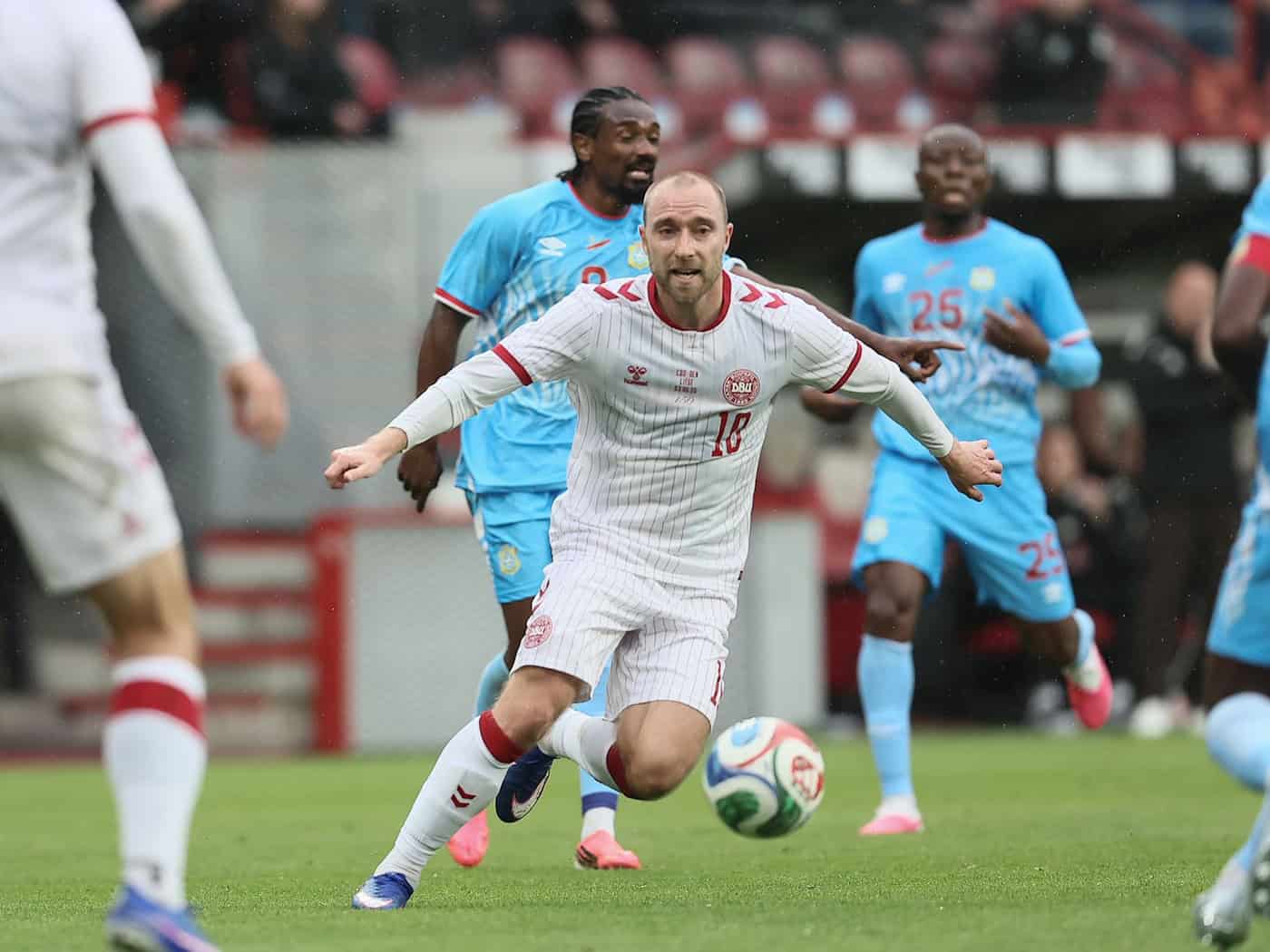 Dänemarks Nationalspieler Christian Eriksen. (Archivbild) / Foto: Bruno Fahy/Belga/dpa