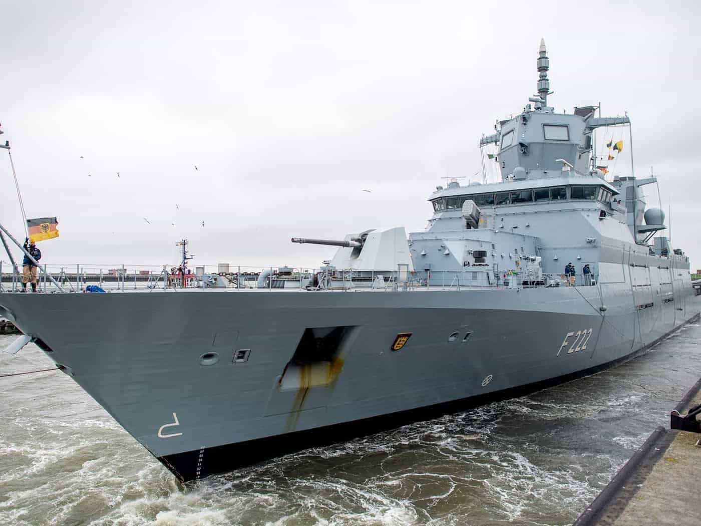 An Bord der Fregatte sind rund 170 Soldatinnen und Soldaten. (Archivbild) / Foto: Hauke-Christian Dittrich/dpa