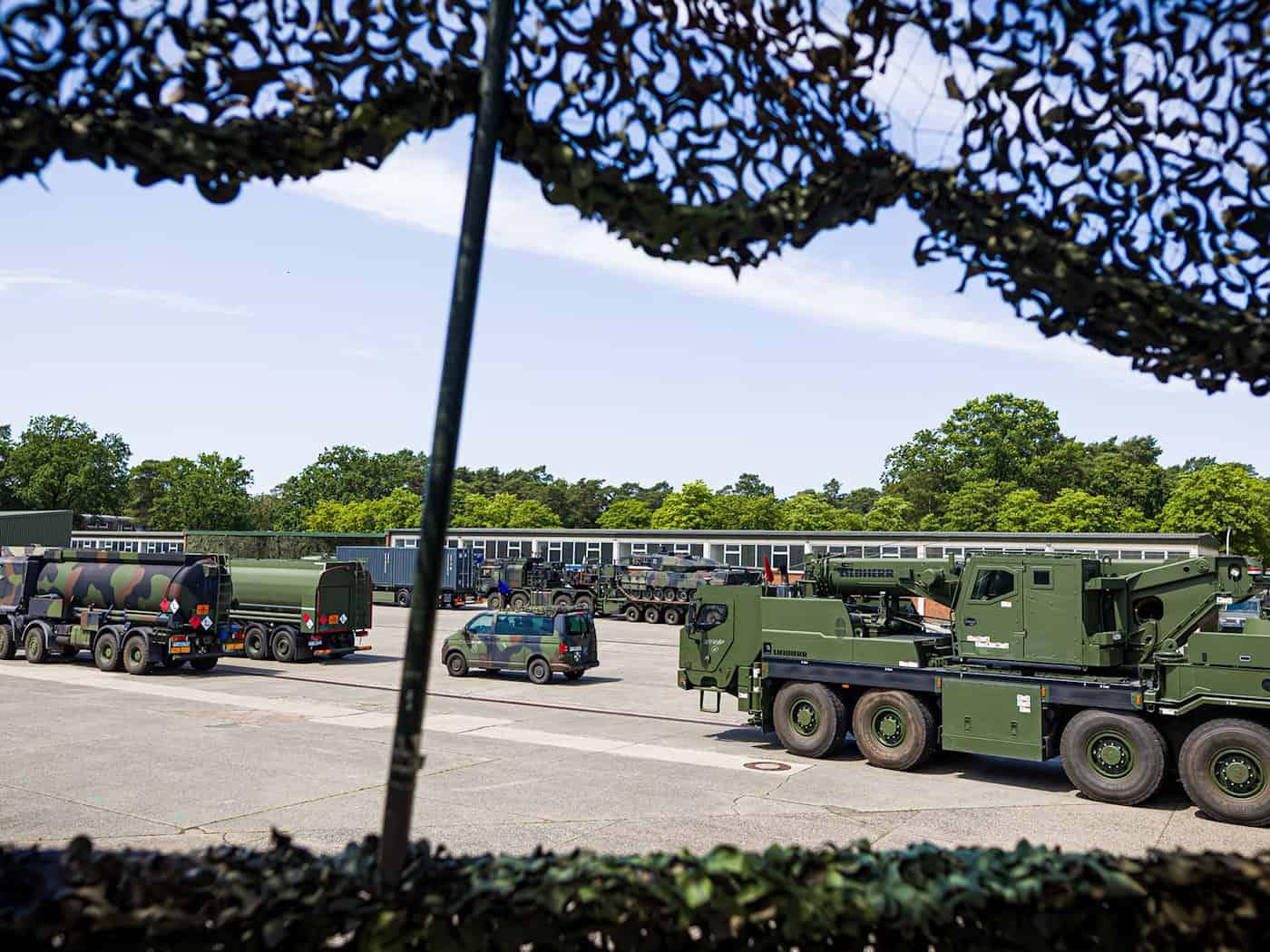 Derzeit läuft die größte multinationale Übung der zivil-militärischen Zusammenarbeit im Nato-Rahmen. / Foto: Moritz Frankenberg/dpa