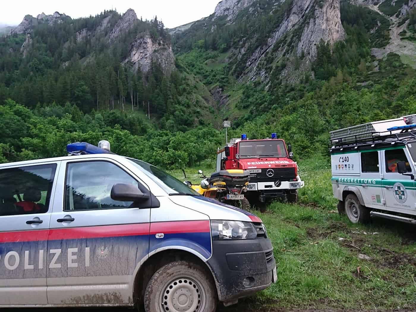 Die Schüler und ihre Begleiter wurden von einem Gewitter überrascht. / Foto: Roland Theny/Filmteam-Austria/apa/dpa
