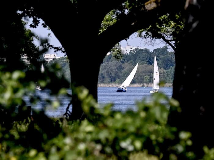 Zwei Segelboote sind zusammengestoßen. (Symbolbild) / Foto: Britta Pedersen/dpa