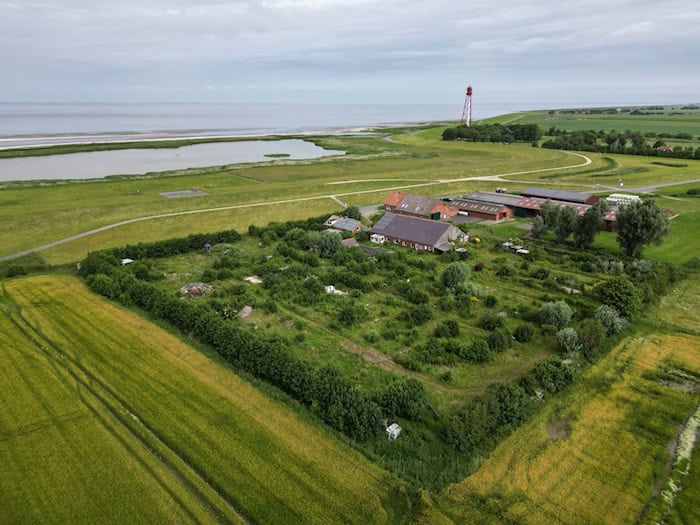 Der verlassene Campingplatz Dyksterhus in Ostfriesland soll versteigert werden. / Foto: Lars Penning/dpa