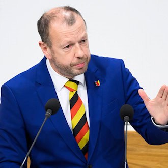 Stefan Marzischewski-Drewes war von 2022 bis 2024 AfD-Fraktionschef in Niedersachsen. (Archivbild) / Foto: Julian Stratenschulte/dpa