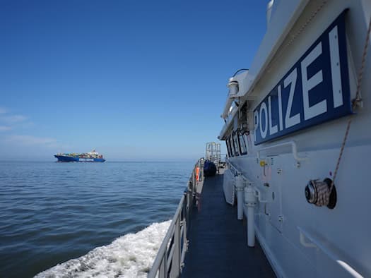Hamburger Wasserschutzrevier in Cuxhaven reicht bis knapp vor Helgoland
