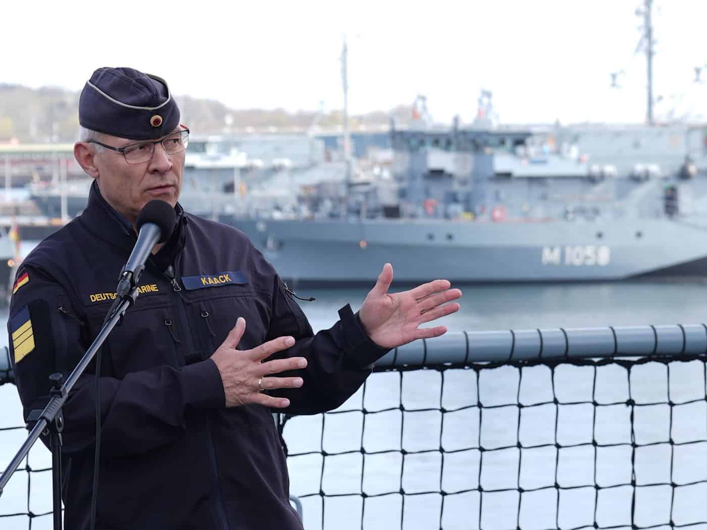 Marineinspekteur Kaack: Russland bleibt vor allem in der Ostsee eine konstante Bedrohung