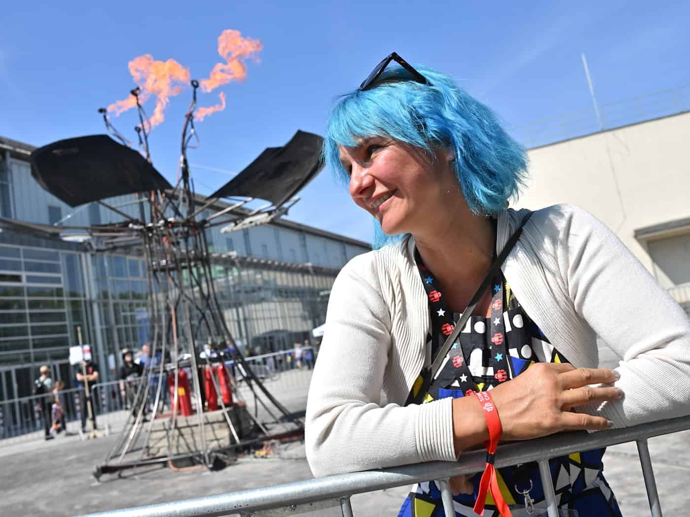 Stahlblume und Fünf-Meter-Vogel: Es ist wieder «Maker Faire»