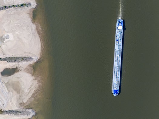 Wie das Niedrigwasser der Wirtschaft zusetzt