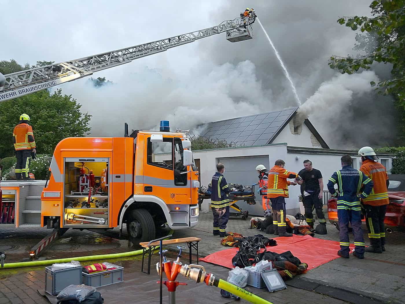 Brand in Braunschweig: Mann wegen Mordvorwurfs in U-Haft