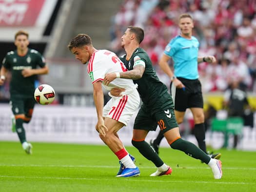Köln verspielt Führung und spielt 1:1 gegen Bremen