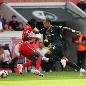 Werder Bremen: Justin Njinmah nach Oberschenkelverletzung monatelang aus