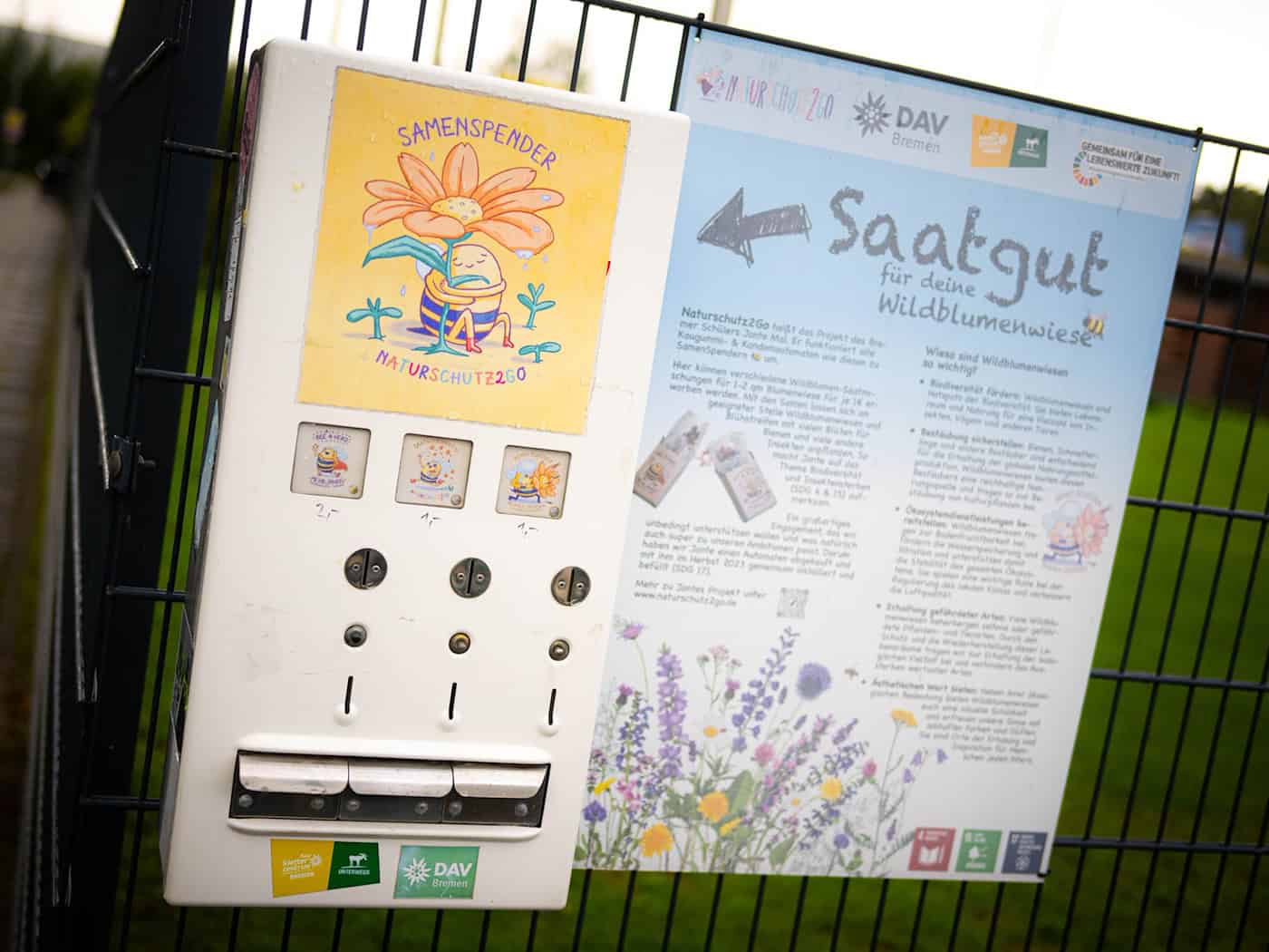 Außergewöhnliche Verkaufsautomaten in Niedersachsen und Bremen bieten Saatgut, Kunst und sogar Beton