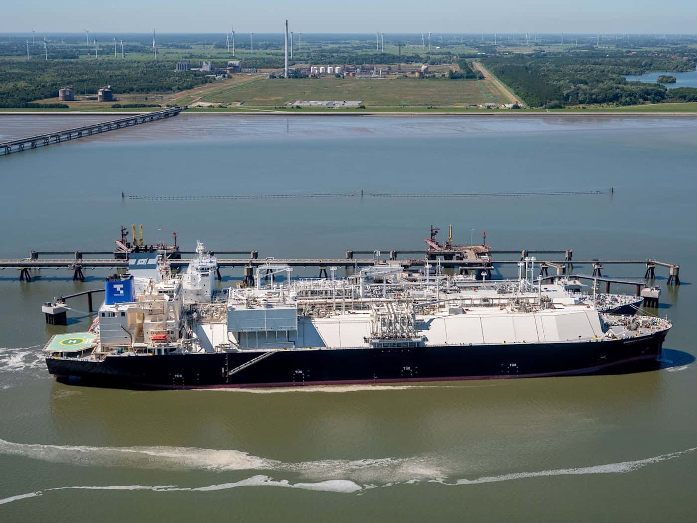 Zweites LNG-Terminal in Wilhelmshaven darf Chlor verwenden