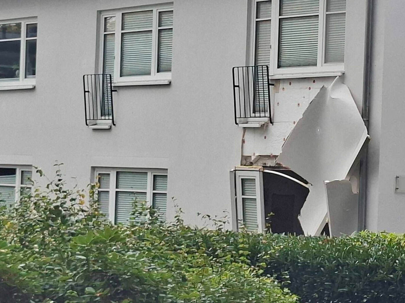 Explosion in Bremen zerstört Hauswand